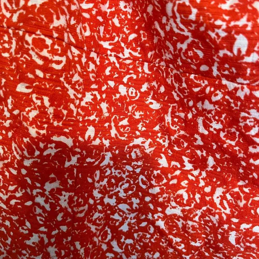 Tahari Arthur & Levine Red and White Sleeveless dress 14